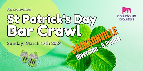 St. Patrick's Day Bar Crawl - JACKSONVILLE (Riverside-5Points) primary image