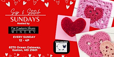 Far Eastern Shore Winery's - Sip and Stitch Sundays primary image