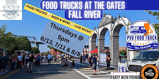 Imagem principal do evento Food Trucks at the Gates - Fall River