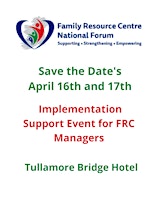 Primaire afbeelding van Implementation Support Event for FRC Managers