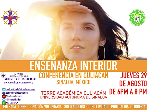 ENSEÑANZA INTERIOR- Conferencia en Culiacán