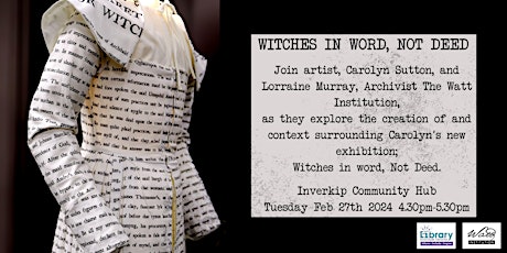 Witches in Word, not Deed with Carolyn Sutton and Lorraine Murray primary image