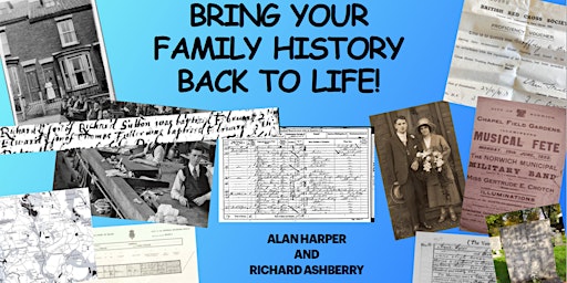 Image principale de Bring your family history back to life! (online)