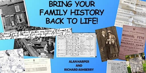 Imagem principal do evento Bring your family history back to life! (online)