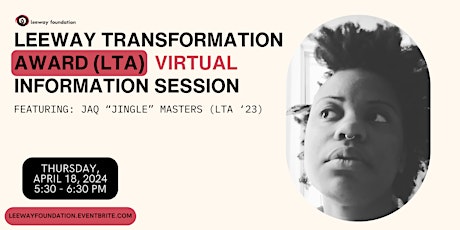 Imagem principal do evento 4/18 Transformation Award (LTA) Info Session (Virtual)