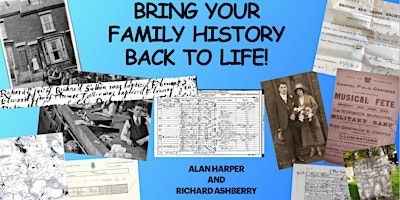 Hauptbild für Bring your family history back to life! (in person)