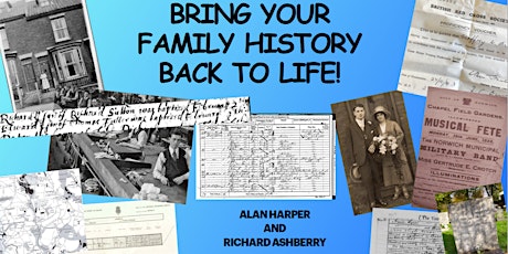 Bring your family history back to life! (in person)