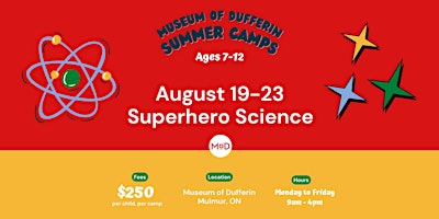 Imagem principal do evento MoD Summer Camp: Superhero Science