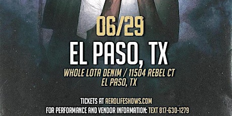 Zodiac Red live in El Paso, TX June 29th