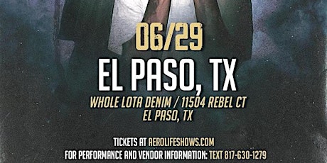 Aku The Master live in El Paso, TX June 29th