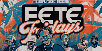 Fete Fridays @ Royal Peacock Lounge | 10pm-4am | Drink & Hookah Specials primary image