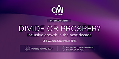 Imagem principal do evento Divide or Prosper? Inclusive growth in the next decade