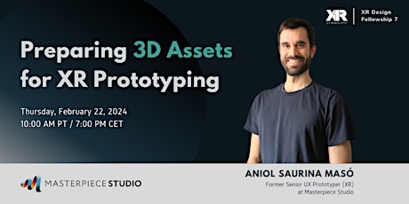 Module 7: The 3D Asset Pipeline for XR Design and Prototyping primary image