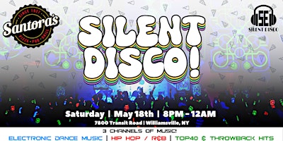 Imagem principal de Silent Disco @ Santoras on Transit! - 5/18/24