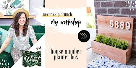 DIY WORKSHOP —Modern Planter Box 