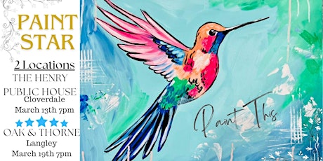 Paint the Gorgeous Hummingbird in Cloverdale primary image