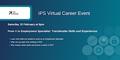 From X to Employment Specialist: Transferable Skills and Experiences primary image