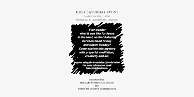 Imagen principal de Holy Saturday Event