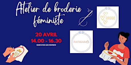 Image principale de Atelier de broderie féministe