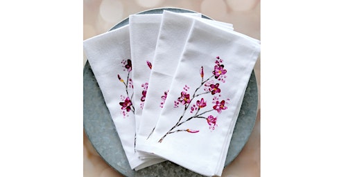 Imagen principal de Wit Cellars, Woodinville - Cherry Blossom Linen Napkins