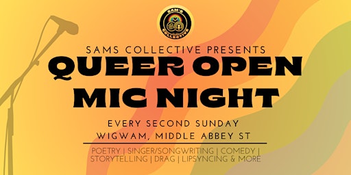 Imagem principal do evento Sam's Collective: Queer Open Mic Night