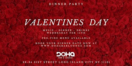 Primaire afbeelding van Best Valentine's Day Dinner Party in Astoria Queens NY