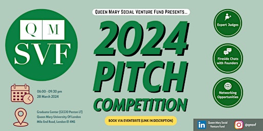QMSVF Pitch Competition 2024 primary image