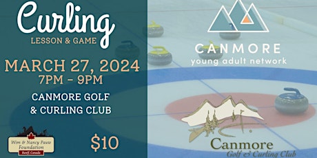 Curling with CYAN at Canmore Golf & Curling Club primary image