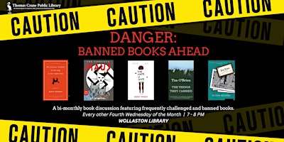 Imagem principal de Banned Book Club @ Wollaston Library (Bi-Monthly)