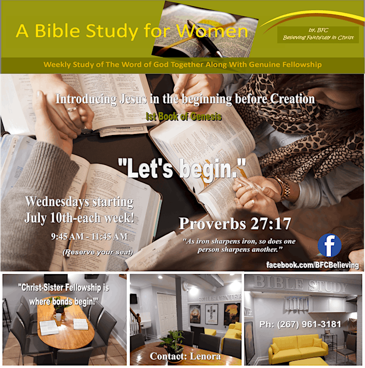 BFC Family - A Bible Study and Fellowship for Women image