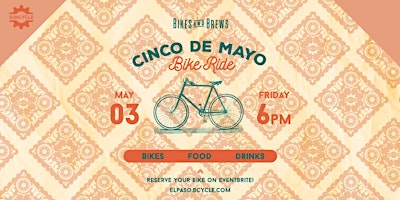 Imagem principal do evento Bikes & Brews: SunCycle Cinco De Mayo Ride