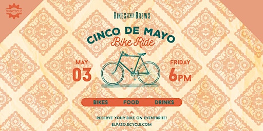 Primaire afbeelding van Bikes & Brews: SunCycle Cinco De Mayo Ride