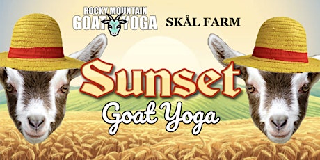 Sunset Goat Yoga - April 28th (Skål Farm)