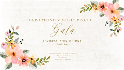 2024 Opportunity Music Project Gala