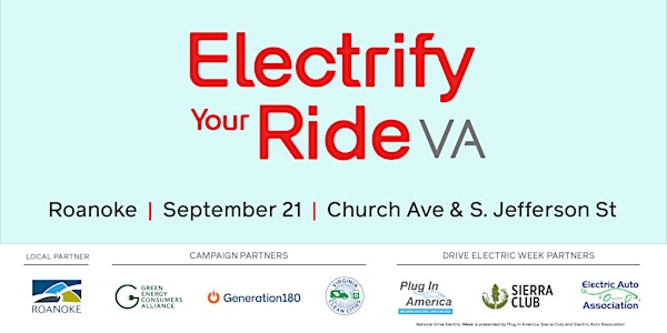 Electrify Your Ride VA: Roanoke 