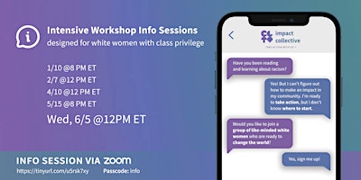 Intensive Workshop Info Session primary image