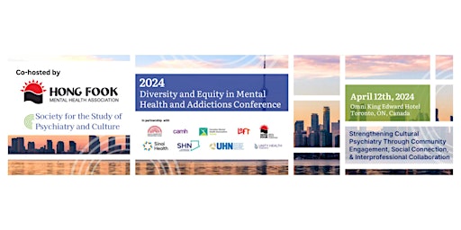 Diversity and Equity in Mental Health and Addictions Conference 2024 primary image