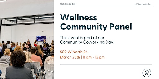 Imagem principal do evento Wellness Panel - Wellness Community Coworking Day