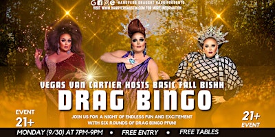 Primaire afbeelding van Basic Fall Bishh Drag Bingo @ Hanovers Pflugerville