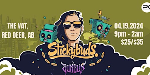 Imagem principal do evento Stickybuds Live at The Vat!