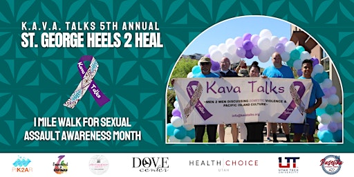 Image principale de 5th Annual St. George K.A.V.A. Talks Heels 2 Heal 1 Mile Walk