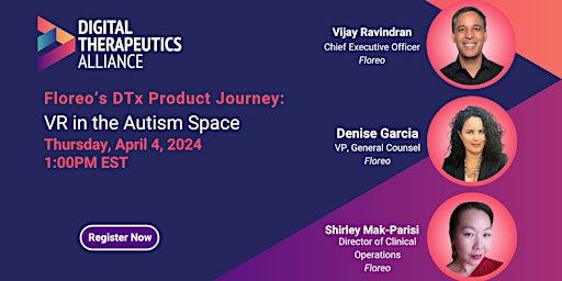 Hauptbild für Floreo's DTx Product Journey: VR in the Autism Space