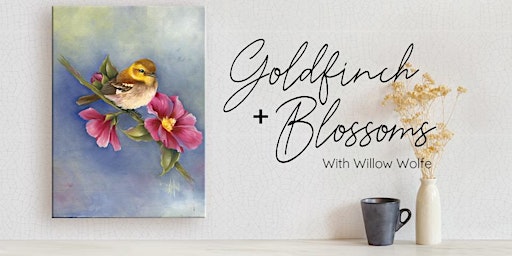 Primaire afbeelding van Goldfinch and Blossoms with Willow Wolfe