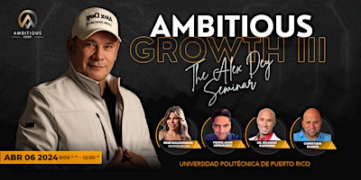 Imagem principal do evento Ambitious Growth III