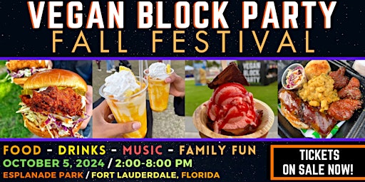 Imagem principal do evento VEGAN BLOCK PARTY - Fall Festival