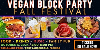 Primaire afbeelding van VEGAN BLOCK PARTY - Fall Festival