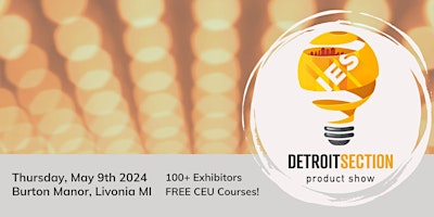 Imagem principal do evento 2024 IES Detroit Product Show -  Attendee Tickets