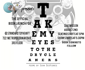 "Take My Eyes To The Dry Cleaners" Chapbook Launch Party primary image