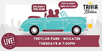 Primaire afbeelding van General Knowledge Trivia at Treylor Park - Nocatee - $100 prizes!