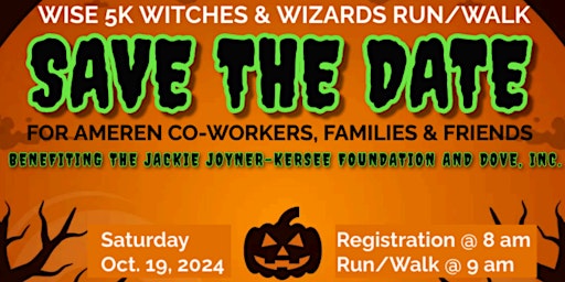 Imagem principal do evento Ameren WISE 5k Witches & Wizards Run/Walk
